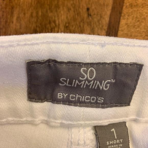 Chico’s White Denim Jeans - Picture 2 of 4